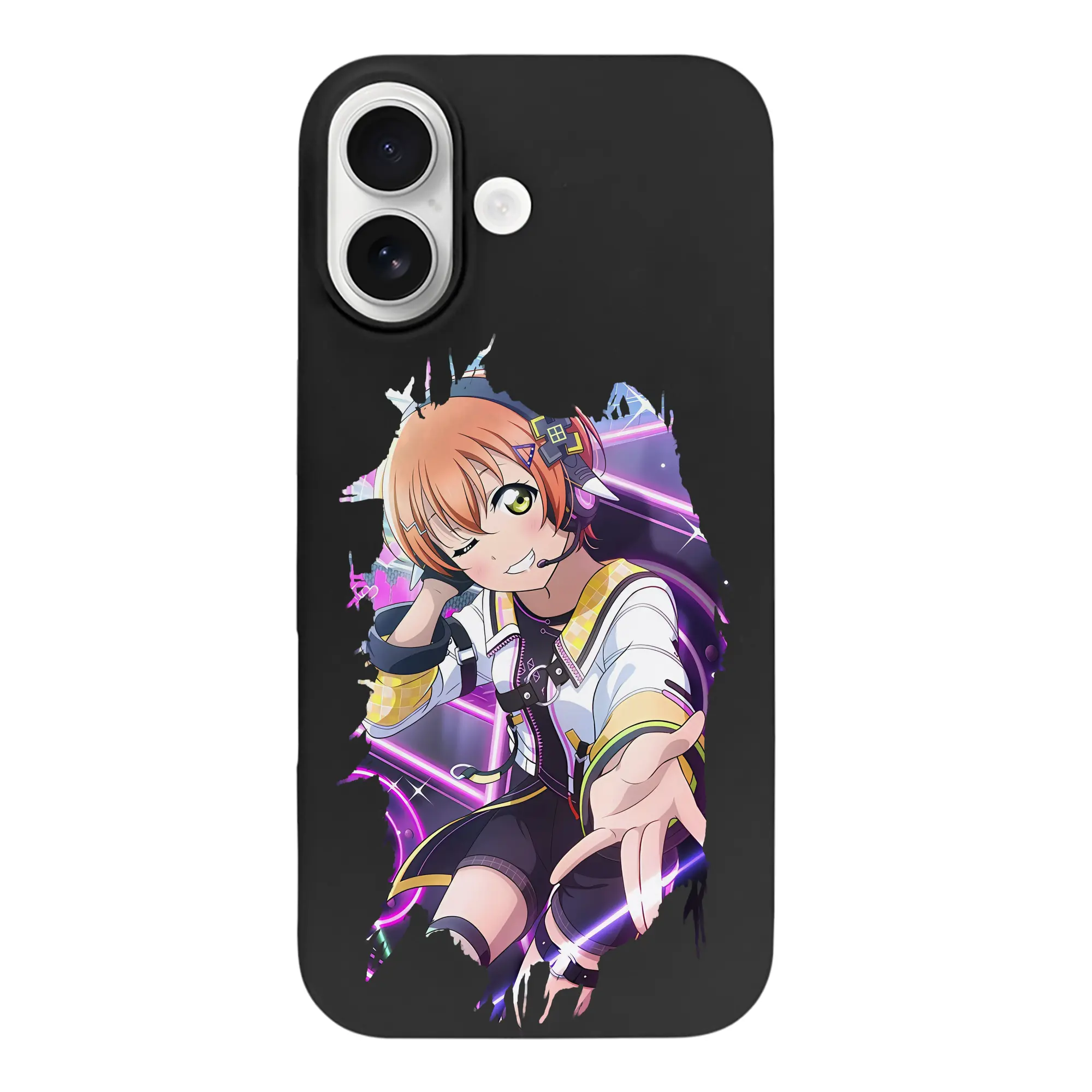Love Live! グッズ,星空凛 - iPhone 17 シリーズ シリコンケース 薄型 耐衝撃 指紋防止 ソフトタッチカバー 精密フィット 傷防止 保護ケース iPhone 17/17 Air/17 Pro/17 Pro Max 対応